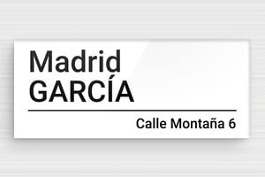 Placas de Metacrilato para Buzón - Plexiglás - undefined - blanc-noir - glue - es-placa-puerta-plexi-006-3-1747900296159