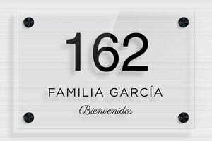 Placas de Metacrilato Transparente para Puerta  - Plexiglás transparente - undefined - transparent - screws-spacer - es-placa-puerta-plexi-trans-003-2-1747898793819