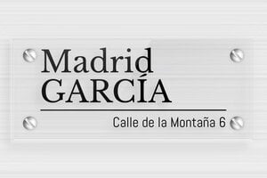 Placas de Metacrilato Transparente para Puerta  - Plexiglás transparente - undefined - transparent - screws - es-placa-puerta-plexi-trans-008-3-1747900358420