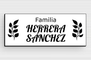 Placas de Plástico - PVC - undefined - blanc-noir - glue - es-placa-puerta-pvc-006-3-1747900327989