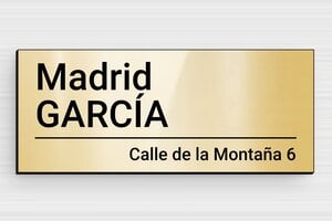 Placas Grabadas Personalizadas - PVC - undefined - or-brillant-noir - glue - es-placa-puerta-pvc-007-3-1747900333042