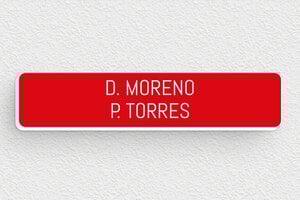 Placas de Timbre de PVC - PVC - undefined - rouge-blanc - none - es-placa-pvc-001-21-1747899679984