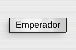 Placas de Timbre de PVC - PVC - undefined - gris-brillant-noir - glue - es-placa-pvc-campana-001-11-1747899647368