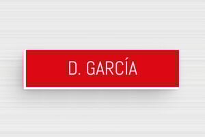 Placas de Timbre de PVC - PVC - undefined - rouge-blanc - glue - es-placa-pvc-timbre-001-20-1747899676429