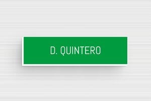 Placas de Timbre de PVC - PVC - undefined - vert-blanc - glue - es-placa-pvc-timbre-001-31-1747899713452