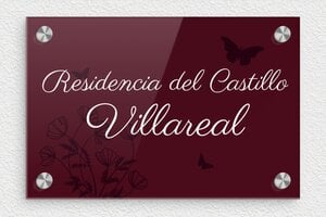 Placas de Metacrilato para Puerta  - Plexiglás - undefined - custom - screws-caps - es-placa-residencial-023-2-1747822135645