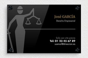Placas para Despachos de Abogados - Plexiglás - undefined - custom - screws-spacer - es-ppro-abogado-003-1-1748857540729