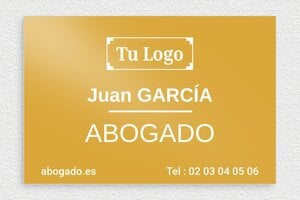 Placas para Despachos de Abogados - Aluminio - undefined - or - glue - es-ppro-alu-or1-1748857651427