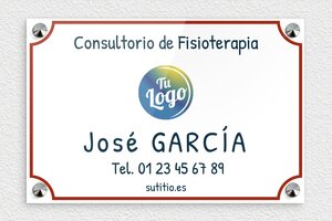 Placas para Fisioterapeutas - Plexiglás impreso - undefined - custom - screws-caps - es-ppro-fisioterapeuta-006-4-1748858098372