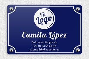 Placas para Notarios - Plexiglás - undefined - bleu-blanc - screws-caps - es-ppro-notario-002-4-1748857858117