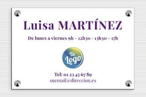 Placas para Notarios - PVC - undefined - custom - screws-caps - es-ppro-notario-007-4-1748857852173