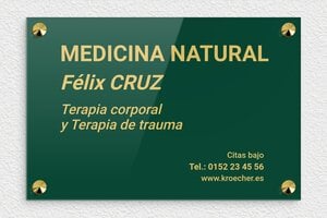 Placas para Naturópatas - Plexiglás - undefined - vert-or - screws-caps - es-practica-natural-003-4-1747820864133
