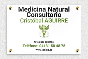 Placas para Naturópatas - Plexiglás - undefined - custom - screws-caps - es-practica-naturista-005-1-1747820854699