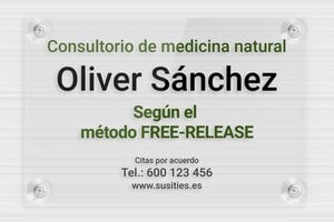 Placas de Metacrilato Transparente - Plexiglás transparente - undefined - transparent - suction-cup - es-praxis-senal-plexi-trans-003-4-1747889079225