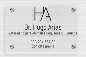 Placas de Metacrilato Transparente - Plexiglás transparente - undefined - transparent - screws-spacer - es-praxis-senal-plexi-trans-010-3-1747900908971