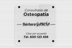 Placas de Metacrilato - Plexiglás transparente - undefined - transparent - screws-spacer - es-praxis-senal-plexi-trans-016-3-1747900951919