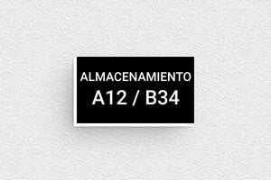 Placas de Características Industriales - PVC - undefined - noir-blanc - glue - es-profi-senal-industria-002-3-1747818475246