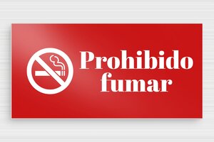Señales de Prohibición - Cartel 'Prohibido fumar' - undefined - rouge - glue - es-prohibido-fumar-007-1-1747820172220