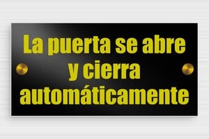 Placas para Portal - Aluminio - undefined - noir - screws-caps - es-puerta-senal-037-1-1747822460818