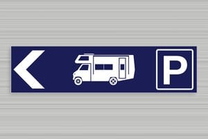 Placas para Camping - Señal de estacionamiento para autocaravanas - undefined - bleu-marine-blanc - none - es-rama-turismo-autocaravana-003-3-1747899100015