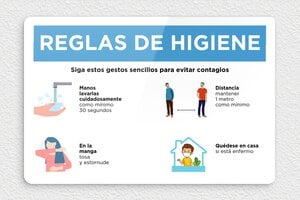 Señales de Obligación - Cartel de Normas de Higiene - undefined - custom - glue - es-reglas-de-higiene-006-3-1747820033482