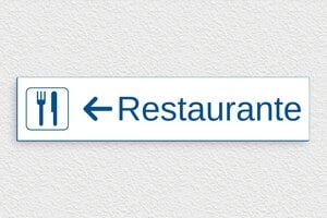 Señalética para Hotel - Señalización Direccional Restaurante - undefined - blanc-bleu - none - es-sector-turismo-hotel-restaurante-005-3-1747818219426