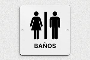 Señales de Información - Señal para WC - undefined - gris-noir - screws - es-senal-banos-004-1-1747818447116
