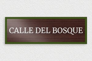 Placas con Nombre de Calle - Señal de metro decorativa - undefined - noyer-blanc - none - es-senal-calle-002-1-1747824949522