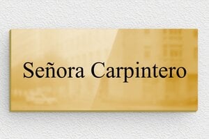 Placas para Puerta de Oficina - Latón - undefined - poli - glue - es-senal-de-oficina-036-1-1747821155605