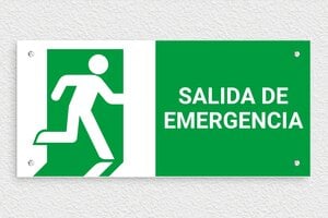 Señales de Emergencia - Señal de salida de emergencia - undefined - vert-blanc - screws - es-senal-de-salida-de-emergencia-006-1-1747819888969