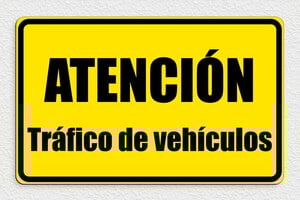 Carteles de Señales  - Señal 'Aparcamiento para Vehículos Eléctricos' - undefined - jaune-noir - glue - es-senal-de-trafico-001-4-1747824706683