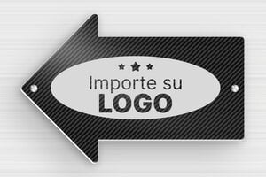 Placas con Forma de Flecha - PVC - undefined - carbon-blanc - screws - es-senal-forma-flecha-001-4-1747890071923