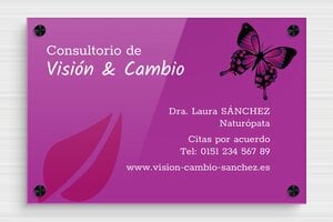 Placas Profesionales - Plexiglás - undefined - custom - screws-spacer - es-senal-plexi-praxis-012-3-1747900409439