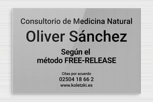 Placas Profesionales de Metacrilato - Plexiglás - undefined - gris-noir - glue - es-senal-praxis-plexi-003-3-1747888652549
