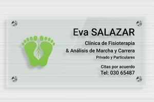 Placas Profesionales - Plexiglás transparente Verde - undefined - vert - screws-spacer - es-senal-praxis-plexi-trans-005-3-1747900856569