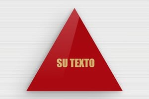 Placas Triangulares - Plexiglás - undefined - rouge-or - glue - es-senal-triangular-003-1-1747889875929