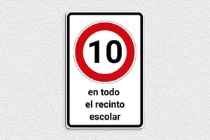Carteles de Señales  - Señal 'Zona Escolar' - undefined - custom - glue - es-senal-zona-escolar-001-1-1747824721636