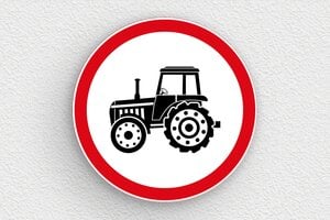 Carteles de Señales  - Señal de Prohibición para Maquinaria Agrícola - undefined - custom - glue - es-senales-de-trafico-001-5-1747824591767
