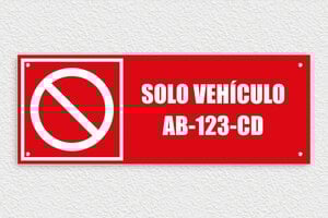 Señales de Prohibición - PVC - undefined - rouge-blanc - screws - es-solo-auto-002-3-1747820225693