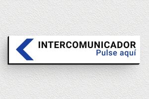 Placas de Timbre - Placa para intercomunicador: 'Pulse aquí' - undefined - custom - glue - es-timbre-cuadrado-001-1-1747821639390