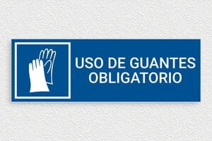 Señales de Obligación - Señal 'Guantes obligatorios para la manipulación de materiales' - undefined - bleu-blanc - glue - es-uso-obligatorio-de-guantes-senal-010-3-1747819957475
