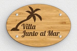 Placas con Nombre de Casa - Madera - undefined - bambou - screws - es-villa-cartel-006-5-1747822119453