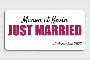 Panneau mariage humour - humour-mariage-001-3 - 300 x 150 mm - custom - glue - humour-mariage-001-3