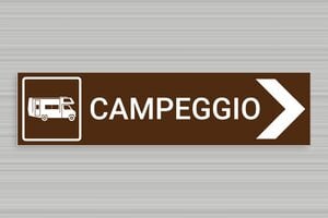 Targhe per campeggio - PVC - undefined - brun-blanc - none - it-area-turismo-camper-004-3-1747209415198