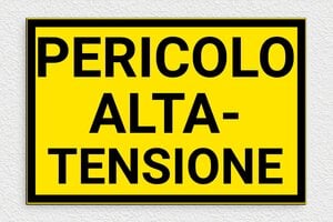 Cartelli di pericolo - Cartello 'Pericolo Alta Tensione' - undefined - jaune-noir - glue - it-attenzione-alta-tensione-004-3-1747211497894