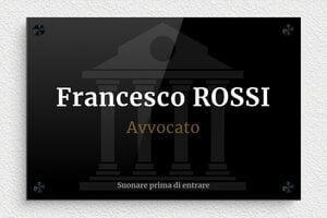 Targhette personalizzate online - Plexiglass - undefined - custom - screws-spacer - it-avvocato-007-4-1747211713036