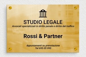 Targhe per studi legali e avvocati - Ottone - undefined - poli - screws-spacer - it-avvocato-ottone-5-1747211612985