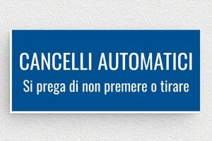 Targhette per cancello - PVC - undefined - bleu-blanc - glue - it-cancello-automatico-006-3-1747213227529