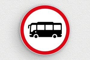 Cartelli segnaletici  - Cartello 'Divieto di transito ai bus' - undefined - custom - glue - it-cartelli-stradali-001-4-1747215295748