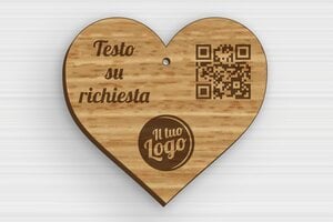 Targhe a forma di cuore - Legno - undefined - chene - holes-only - it-cartello-a-forma-di-cuore-001-4-1747275947954